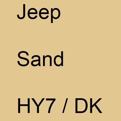 Jeep, Sand, HY7 / DK.